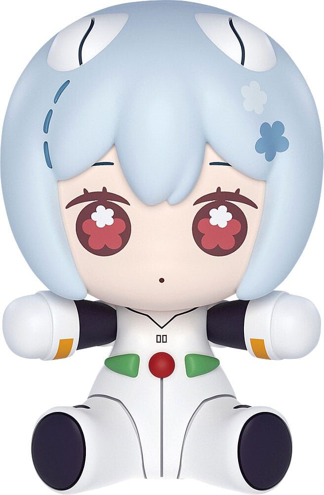 Rebuild of Evangelion Huggy Good Smile Chibi Figur - Rei Ayanami - Plugsuit 7 cm