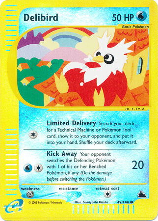 Delibird - 49/144 - Reverse Holo - EN