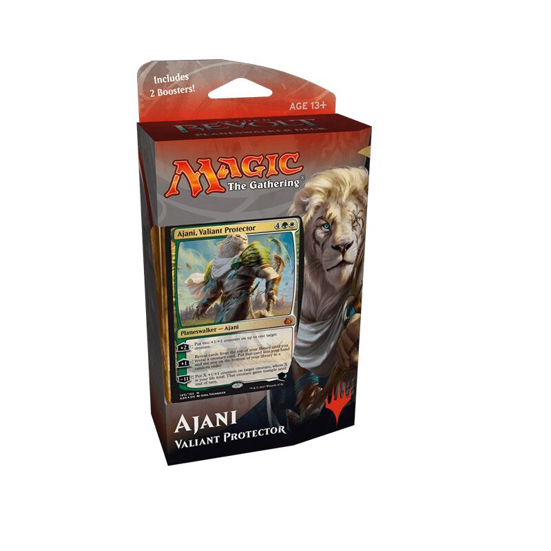 Planeswalker Decks "Ajani" Aether Revolt - Magic the Gathering - EN Planeswalker Decks "Ajani" Aether Revolt - Magic the Gathering - EN