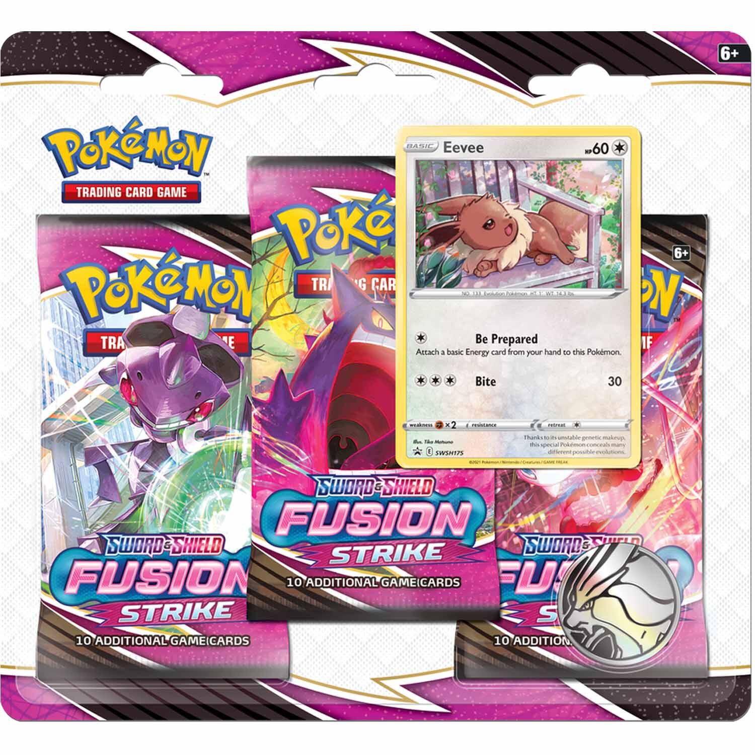 Pokémon Sword & Shield Fusion Strike Eevee Collection Blister - EN