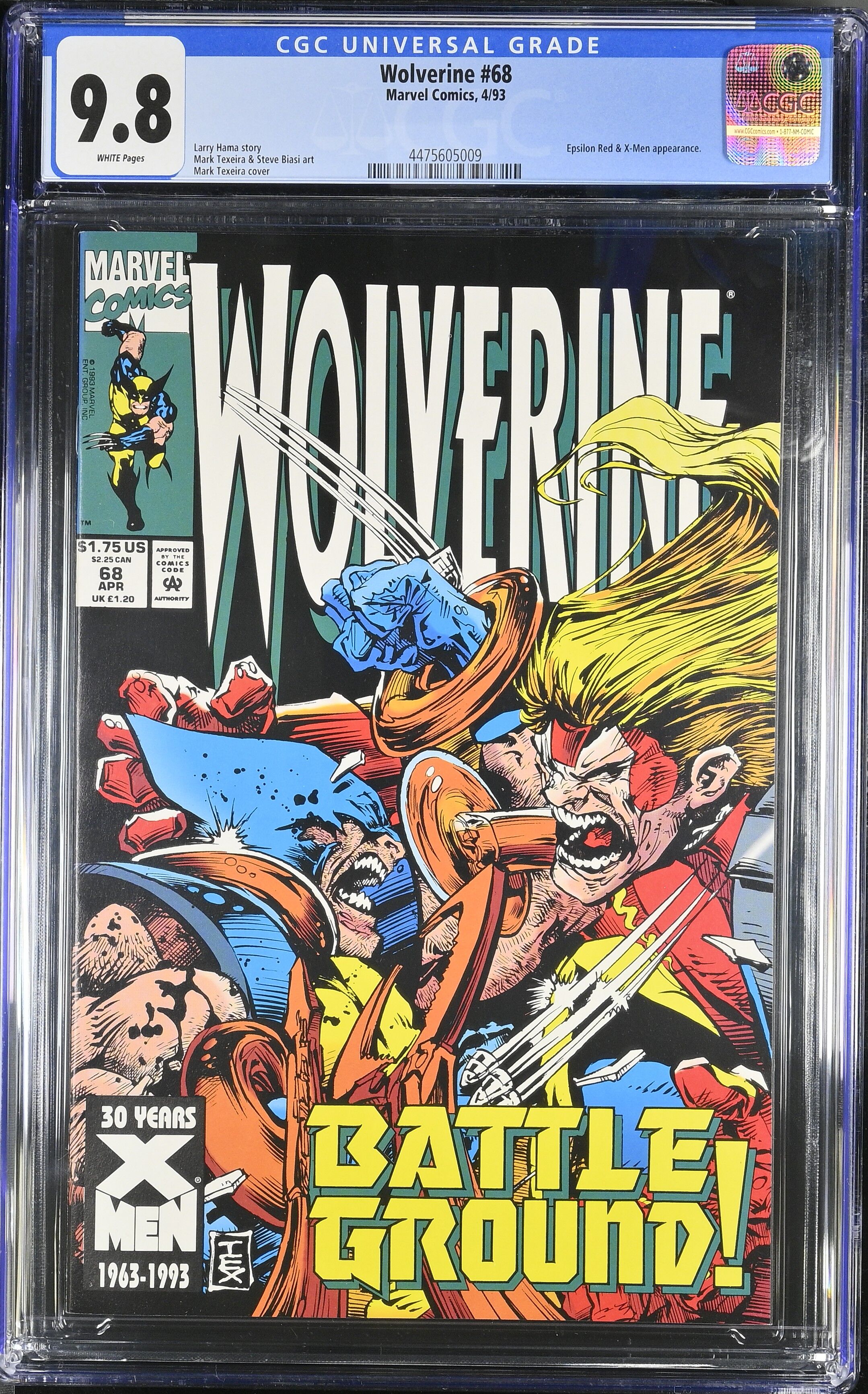 Wolverine #68 CGC 9.8 Wolverine #68 CGC 9.8