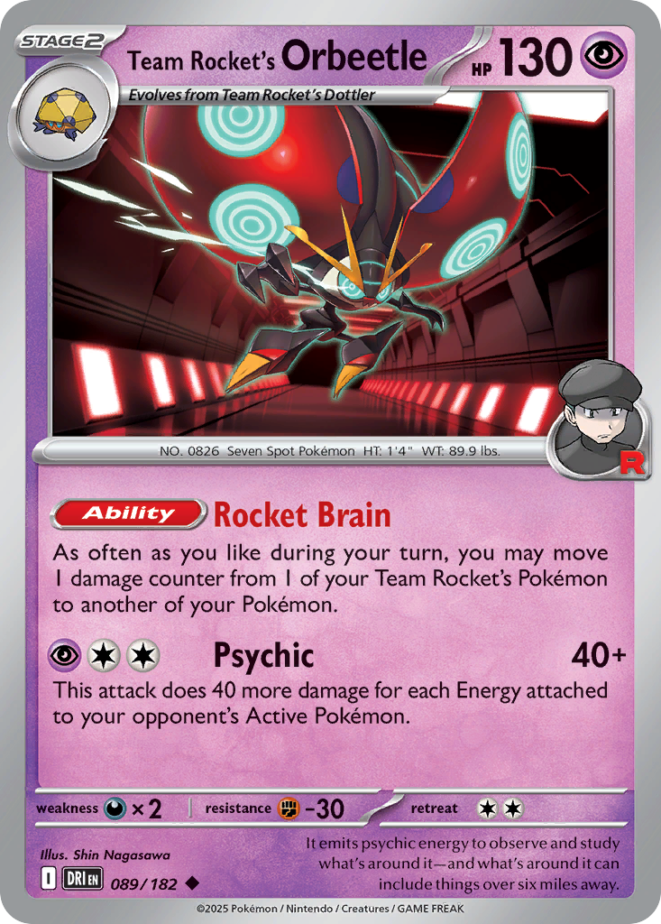 Team Rocket’s Orbeetle - 089/182 - EN