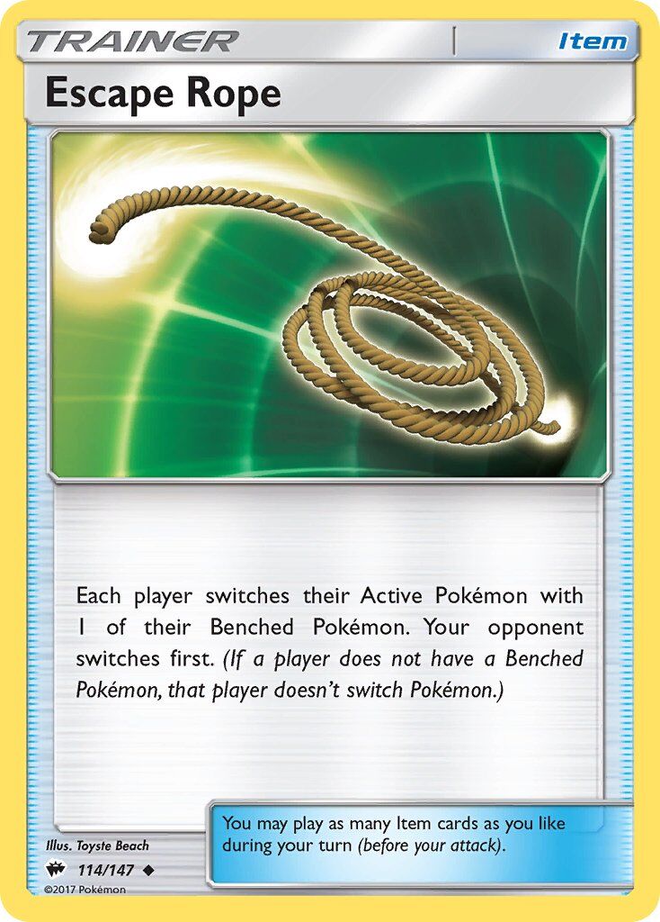 escape-rope-114-147-pokemon-tcg-lightly-played-en Escape Rope - 114/147 - Pokémon TCG - Lightly Played - EN