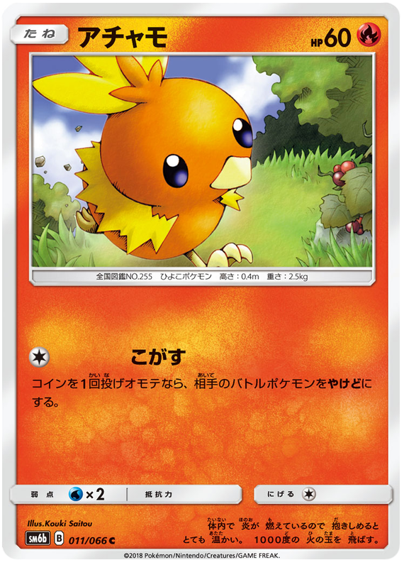 Torchic - sm6b 011/066 - JP