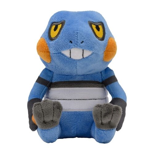 Croagunk Sitting Cuties Plush - 13 cm