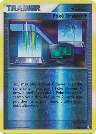 Poké Drawer + - 89/100 - Reverse Holo - EN Poké Drawer + - 89/100 - Reverse Holo - EN