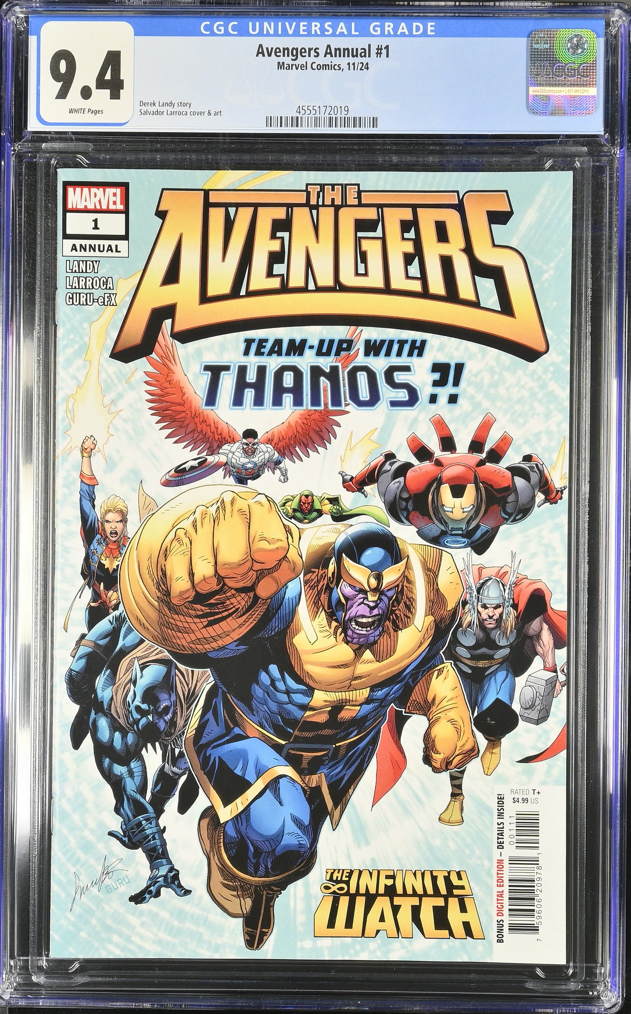 Avengers Annual #1 CGC 9.4