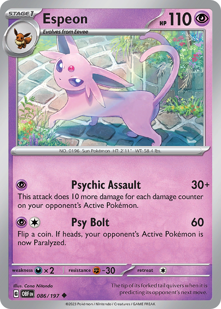 Espeon - 086/230 - EN Espeon - 086/230 - EN