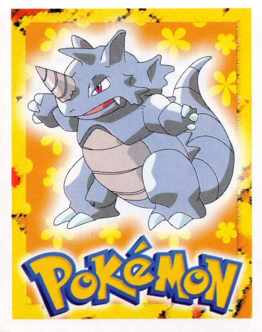 Rhydon - 112 - Merlin Sticker Series 1
