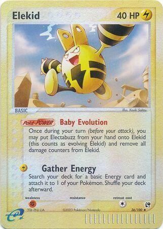 Elekid - 36/100 - Reverse Holo - EN