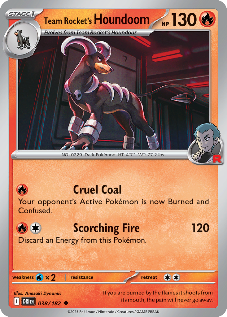 Team Rocket’s Houndoom - 038/182 - EN