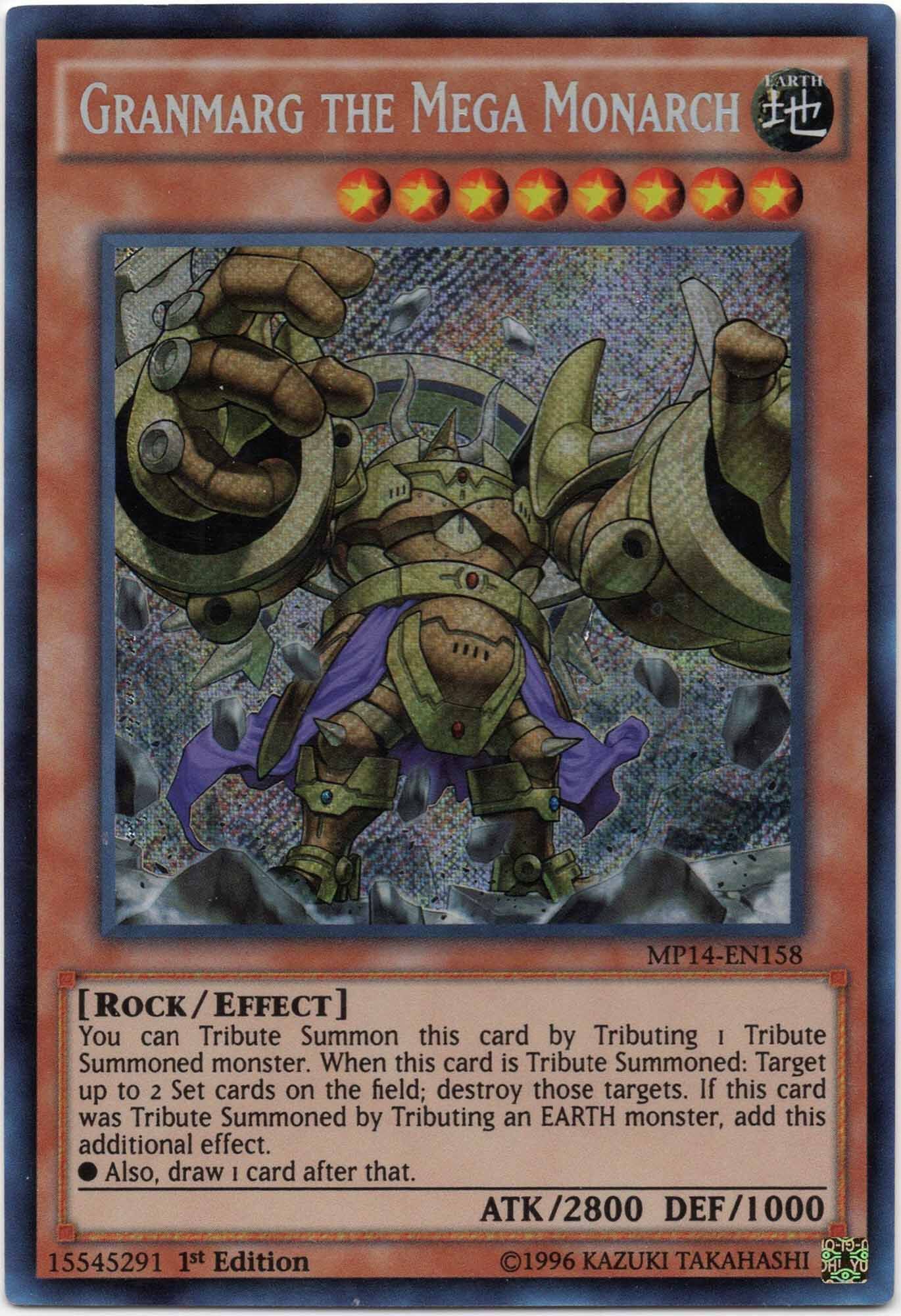 granmarg-the-mega-monarch-mp14-en158-secret-rare-1st-edition-near-mint Granmarg the Mega Monarch - MP14-EN158 - Secret Rare - 1st Edition (Near Mint)