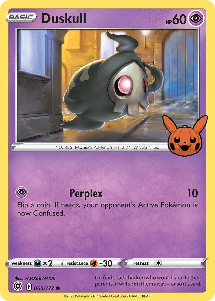 Duskull - 060/172 - Pokémon TCG - Near Mint - EN