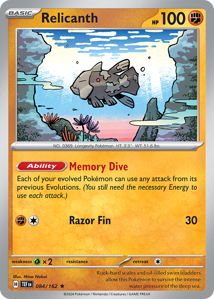 Relicanth - 084/162 - EN
