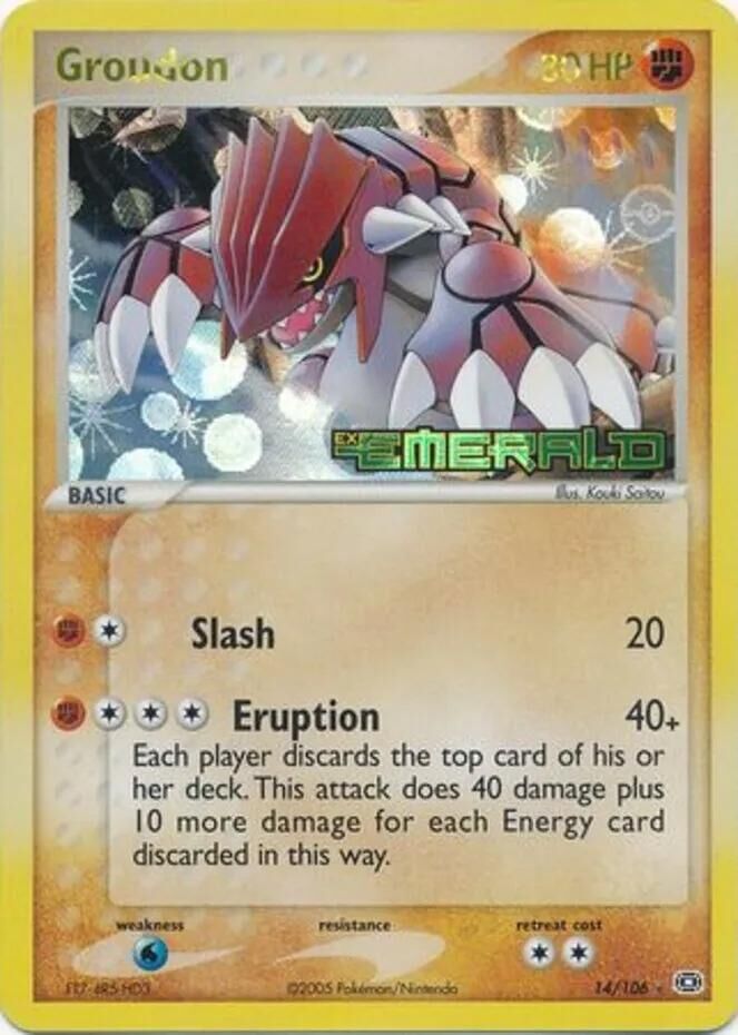 Groudon - 14/106 - Reverse Holo - EN Groudon - 14/106 - Reverse Holo - EN