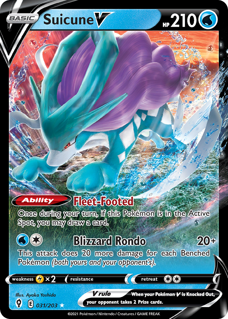 Suicune V - 031/203 - EN Suicune V - 031/203 - EN