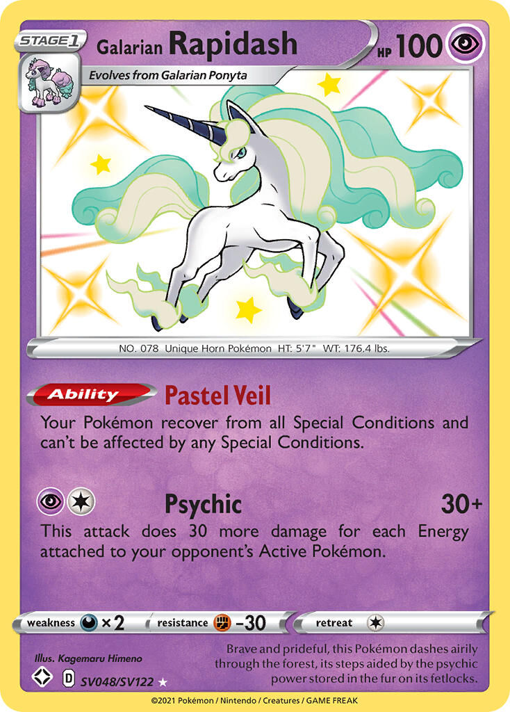 Galarian Rapidash - SV048/SV122 - EN Galarian Rapidash - SV048/SV122 - EN