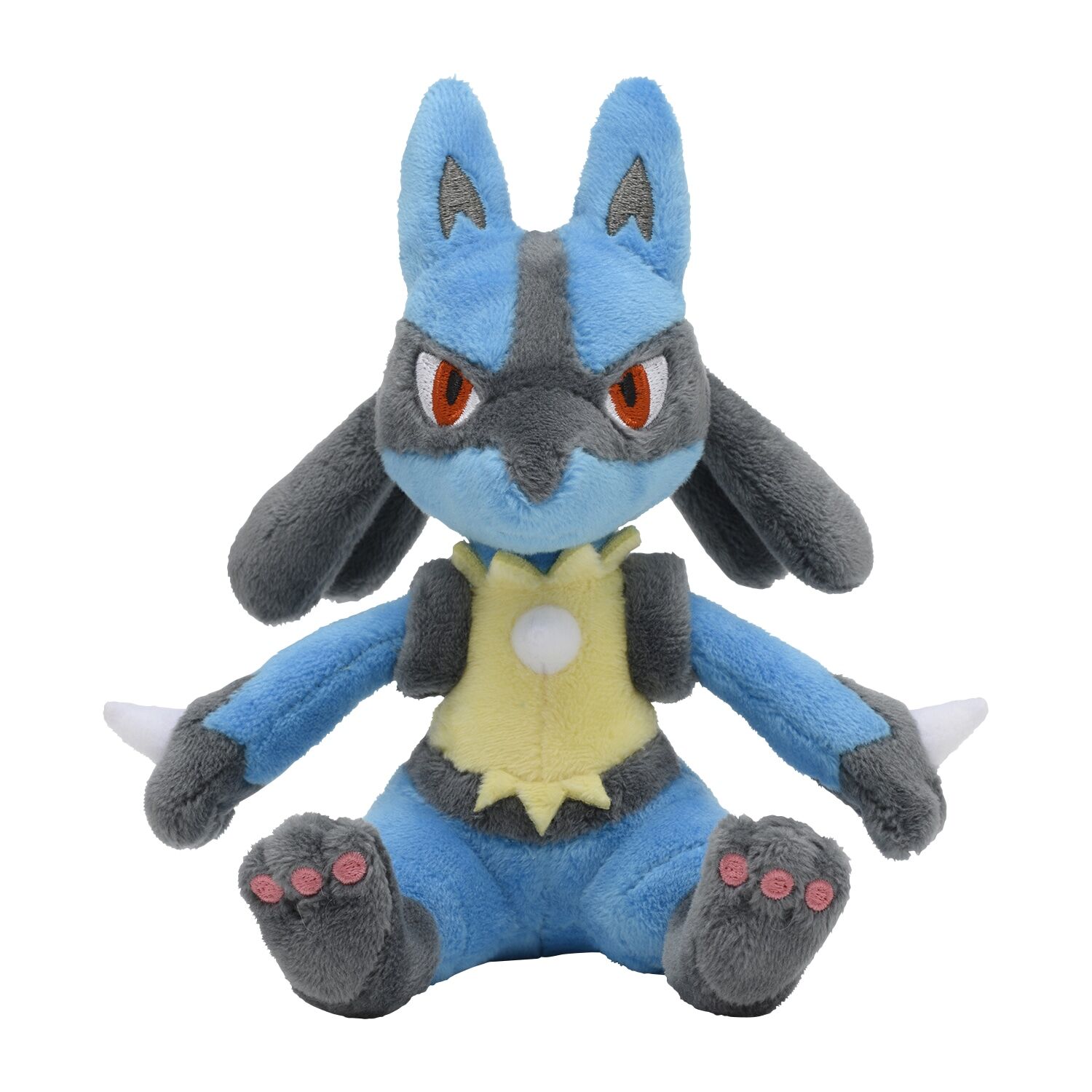 Lucario Sitting Cuties Plush - 15.5 cm