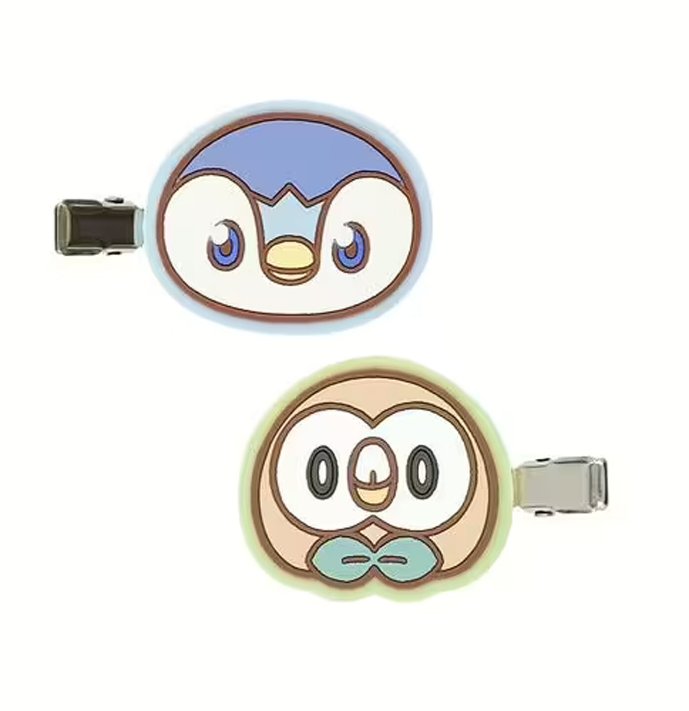 Hair Clip Piplup And Rowlet