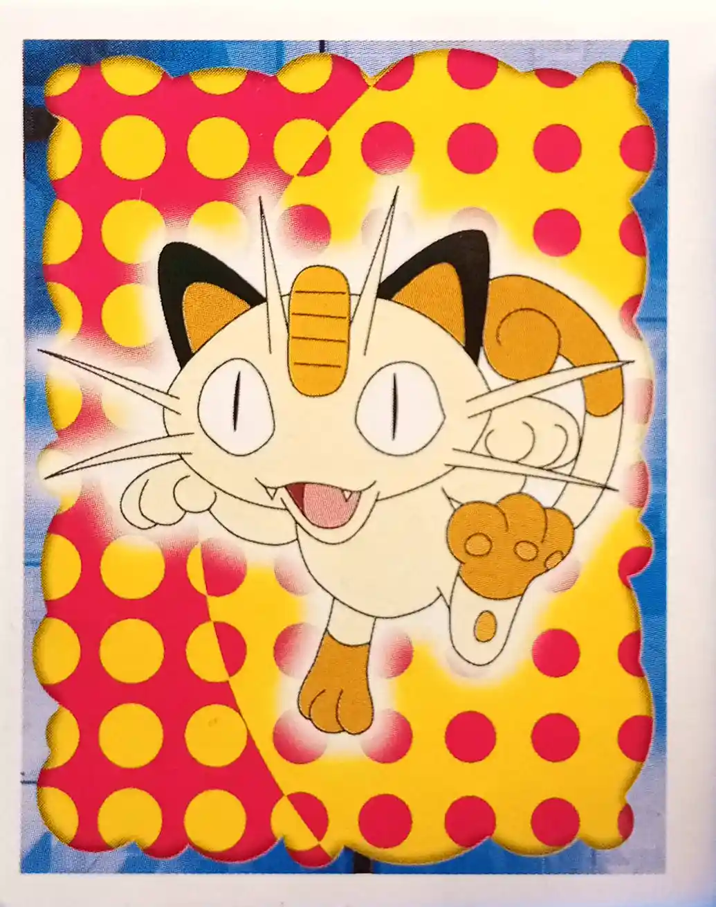 Meowth - 52 - Merlin Sticker Series 1