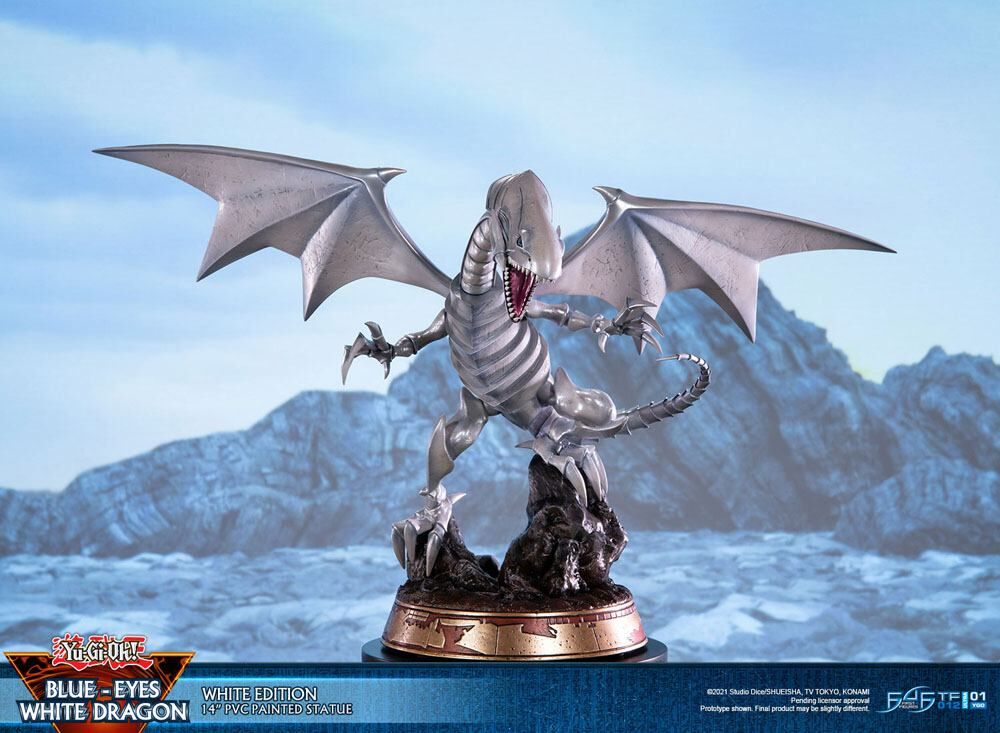 Yu-Gi-Oh! - Blue-Eyes White Dragon White Edition Statue