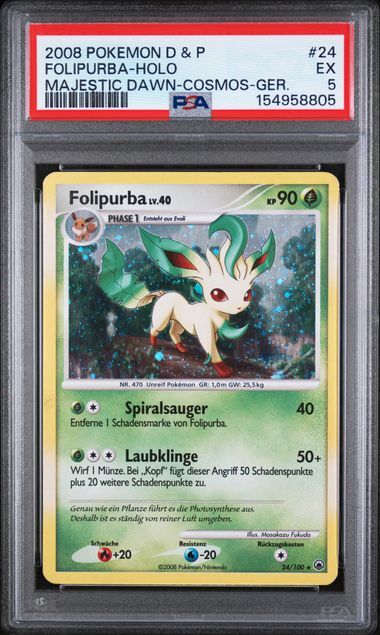 Folipurba #24 - Majestic Dawn Cosmos - Holo - PSA 5 EX - Pokemon