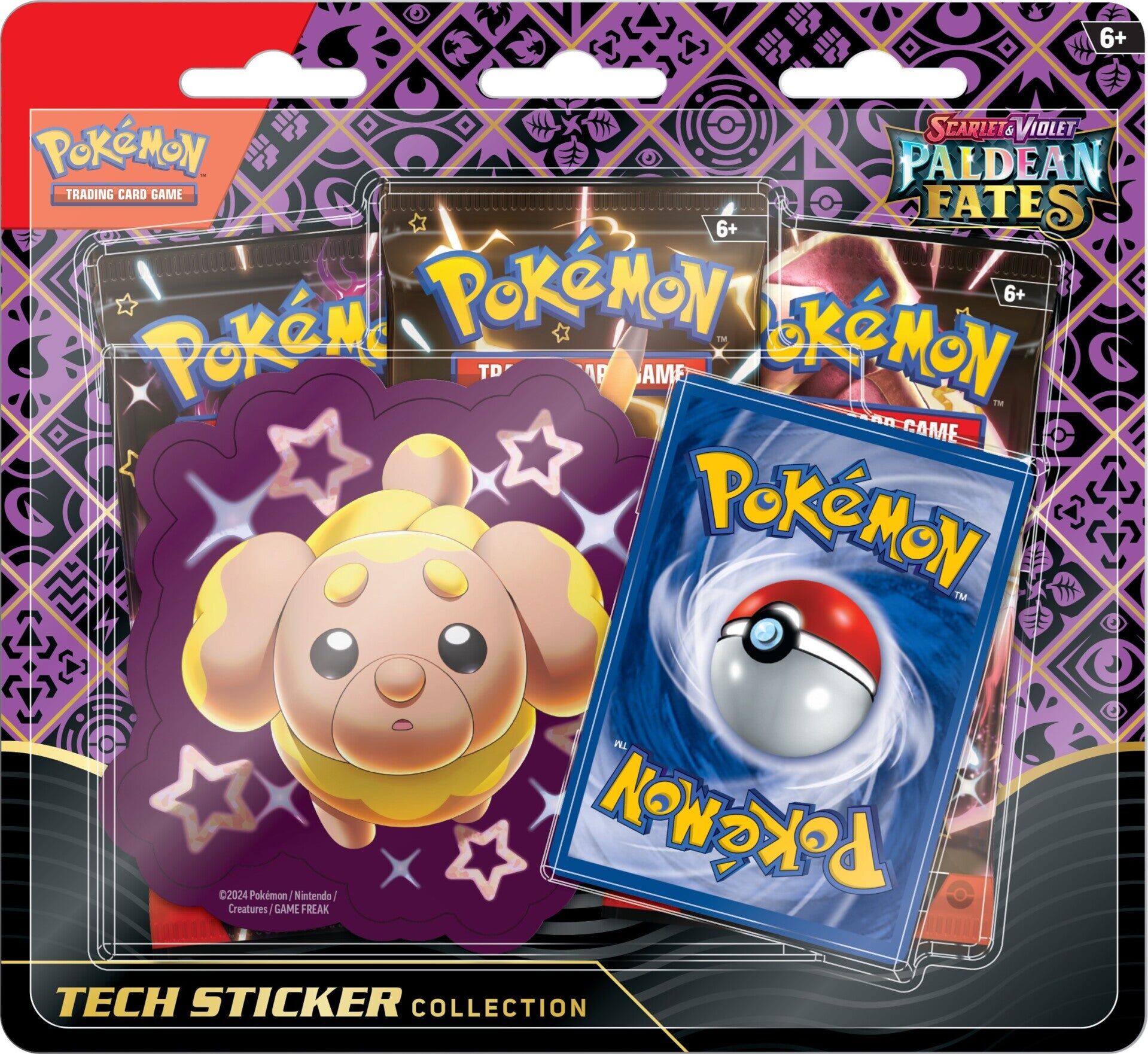 Pokémon TCG: Scarlet & Violet - Paldean Fates Tech Sticker Shiny Fidough Collection Blister - EN Pokémon TCG: Scarlet & Violet - Paldean Fates Tech Sticker Shiny Fidough Collection Blister - EN