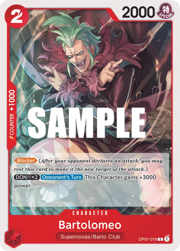 Bartolomeo - OP01-019 Bartolomeo - OP01-019