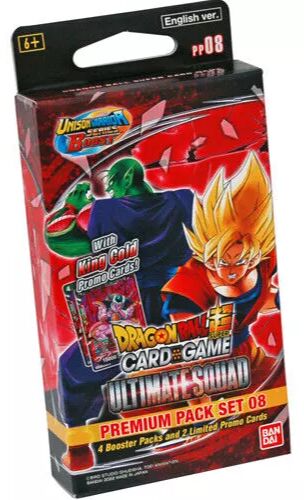 Dragonball Super Card Game - Ultimate Squad – Premium Pack Set 08 - EN Dragonball Super Card Game - Ultimate Squad – Premium Pack Set 08 - EN