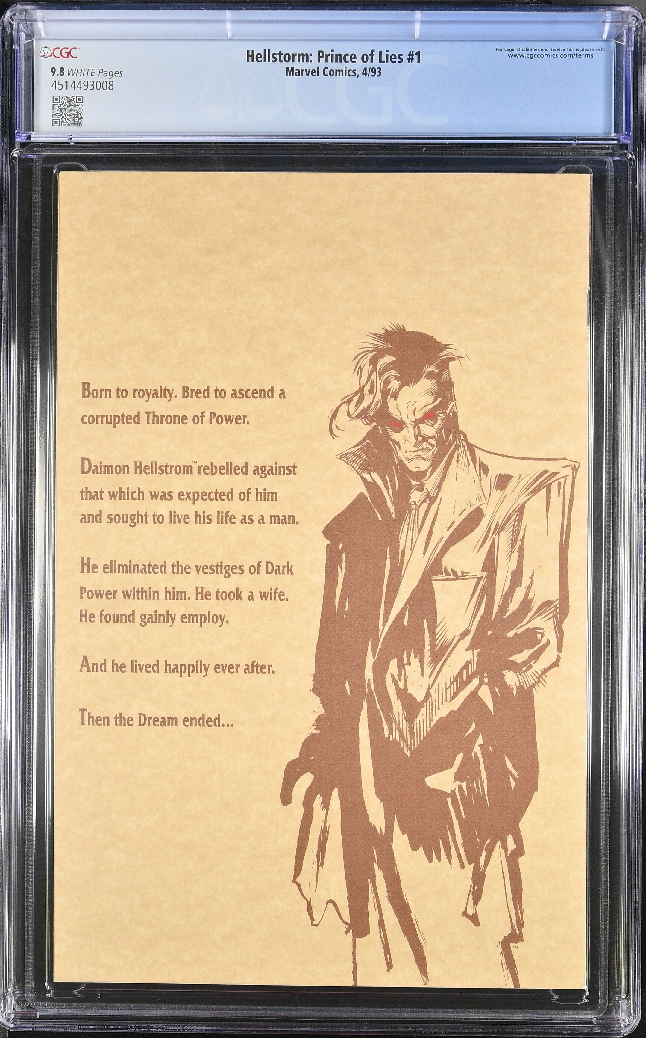 Hellstorm Prince of Lies #1 CGC 9.8