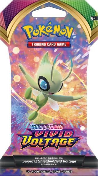 Pokémon Sword & Shield Vivid Voltage Sleeved Booster - 1 Random - EN