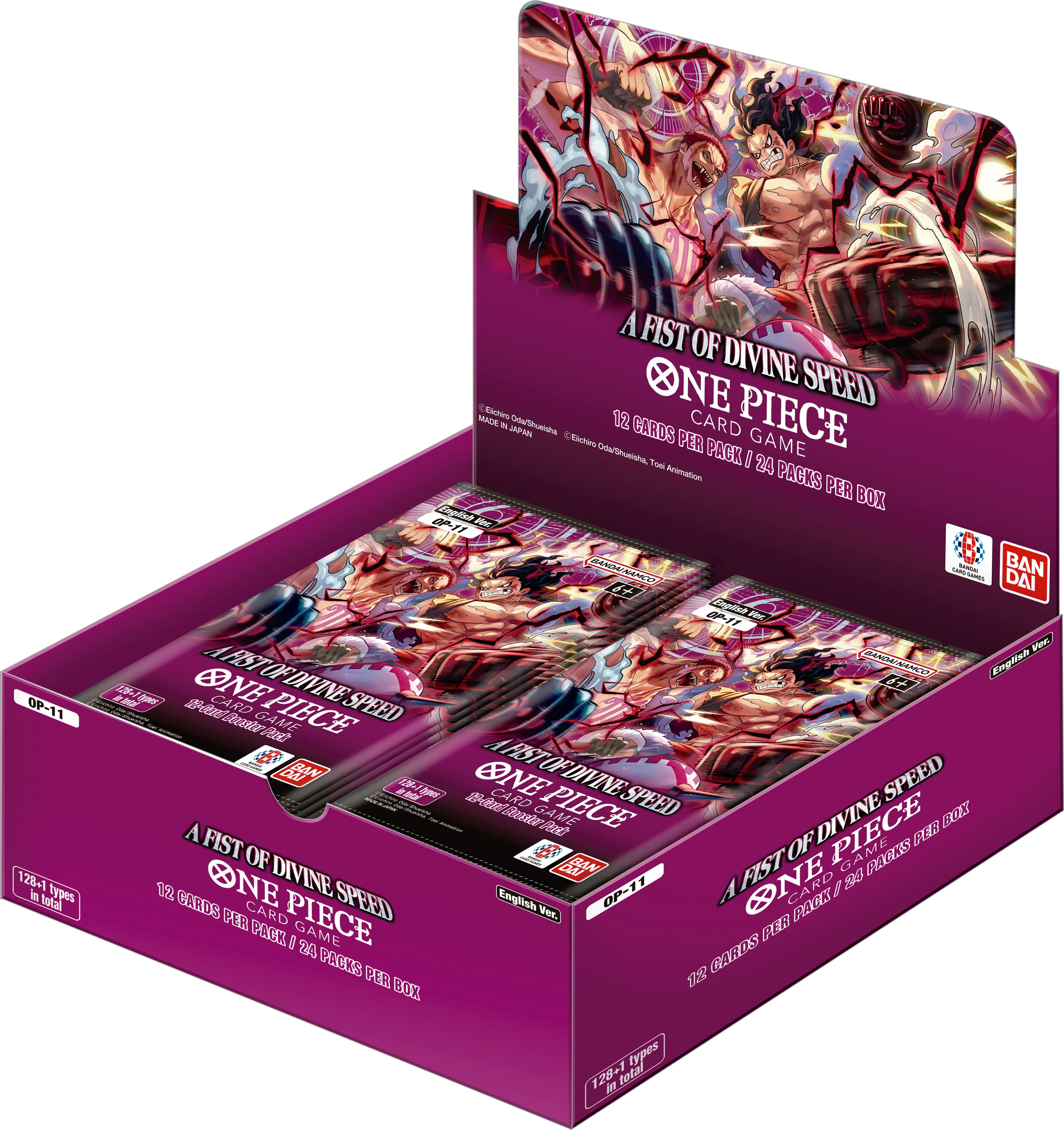 A Fist Of Divine Speed OP11 Booster Display (24) - One Piece Card Game - EN A Fist Of Divine Speed OP11 Booster Display (24) - One Piece Card Game - EN