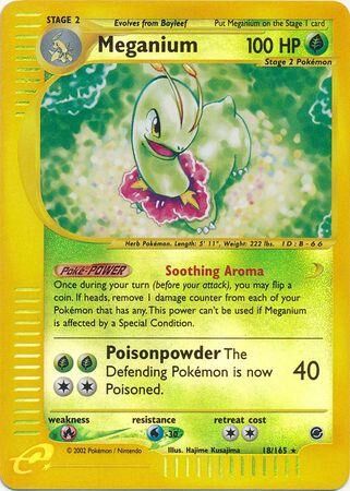 Meganium - 18/165 - Reverse Holo - EN