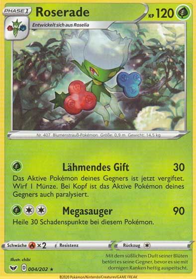 roserade-sword-and-shield-004-202-pokemon-tcg Roserade 004/202 - Pokémon TCG