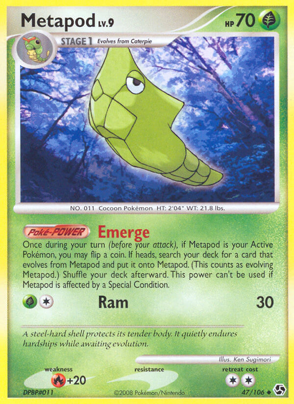 Metapod - 47/106 - Reverse Holo - EN Metapod - 47/106 - Reverse Holo - EN