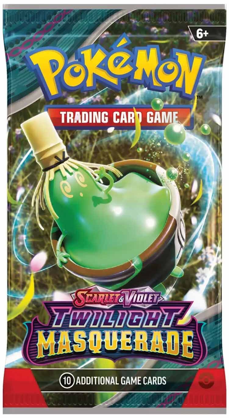 Pokémon TCG: Scarlet & Violet Twilight Masquerade Booster Pack (10 Cards) - EN