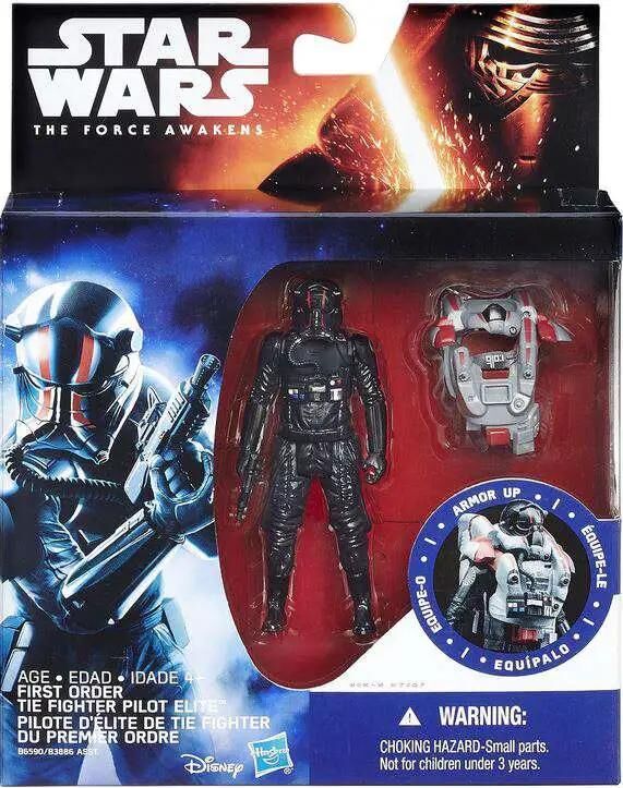 Star Wars The Force Awakens Mission Armor First Order Tie Fighter Pilot Elite Action Figure