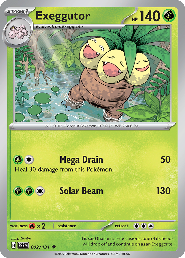 Exeggutor - 002/131 - EN Exeggutor - 002/131 - EN