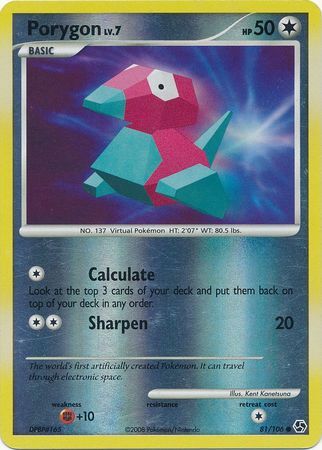Porygon - 81/106 - Reverse Holo - EN Porygon - 81/106 - Reverse Holo - EN