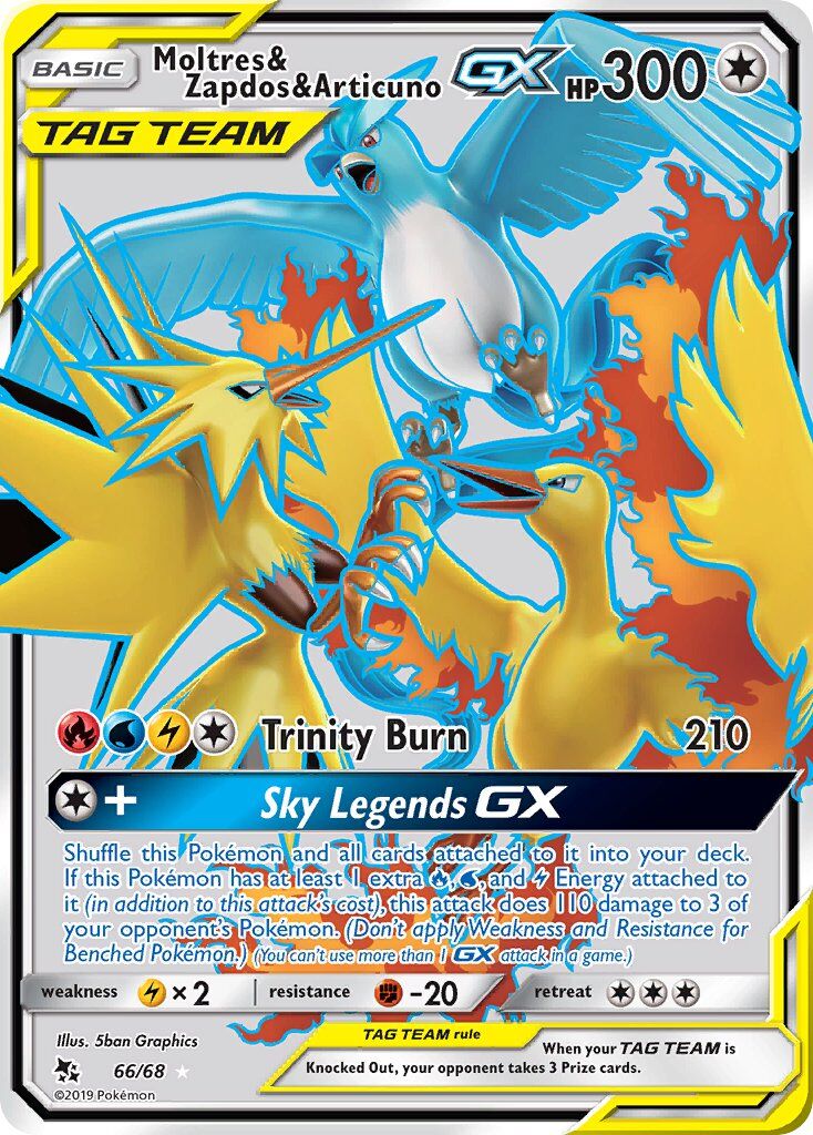 Moltres & Zapdos & Articuno-GX - 66/69 - EN Moltres & Zapdos & Articuno-GX - 66/69 - EN
