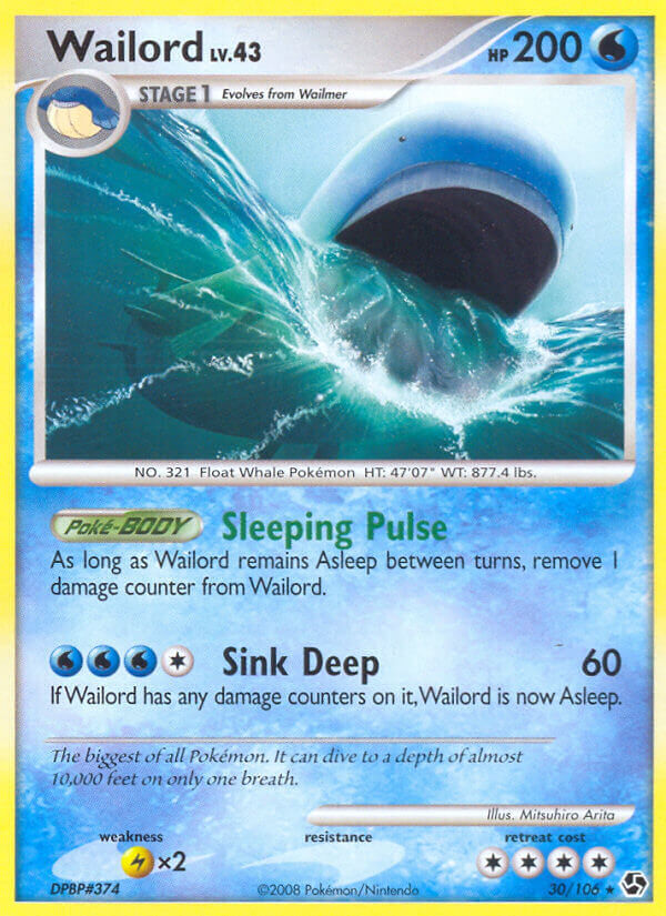 Wailord - 30/106 - Reverse Holo - EN