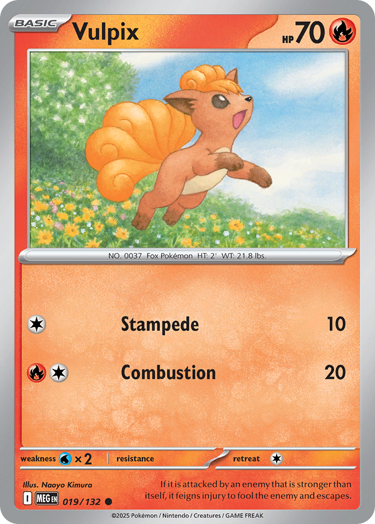 Vulpix - 019/132 - EN Vulpix - 019/132 - EN