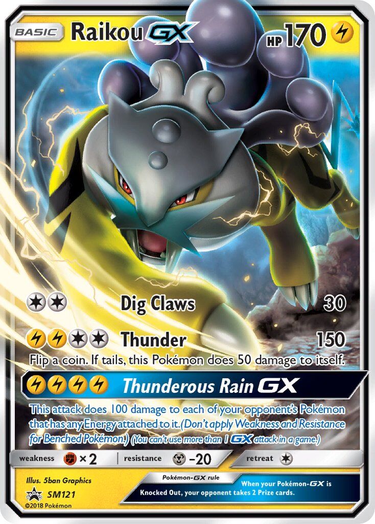 Raikou-GX - SM121/SM121 - EN Raikou-GX - SM121/SM121 - EN