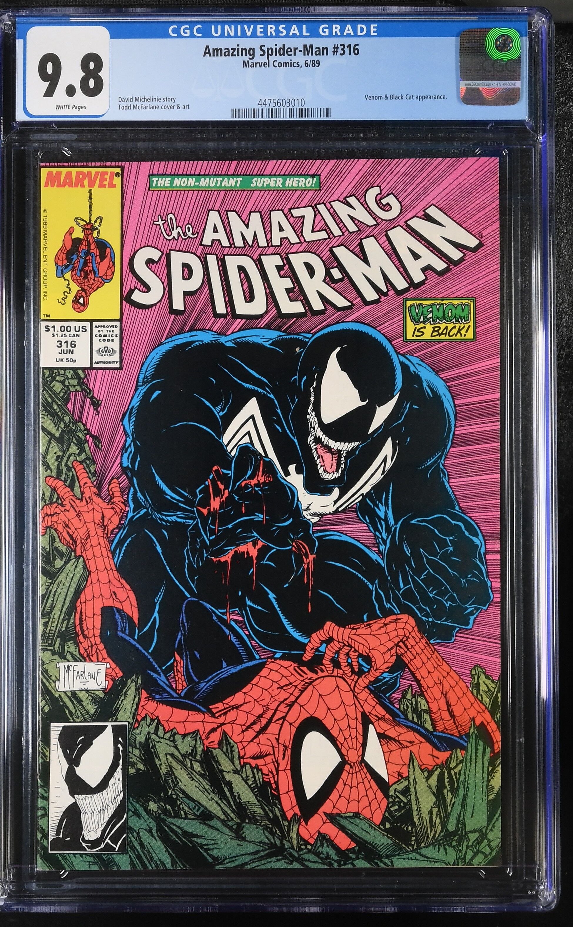 Amazing Spider-Man #316 CGC 9.8 Amazing Spider-Man #316 CGC 9.8