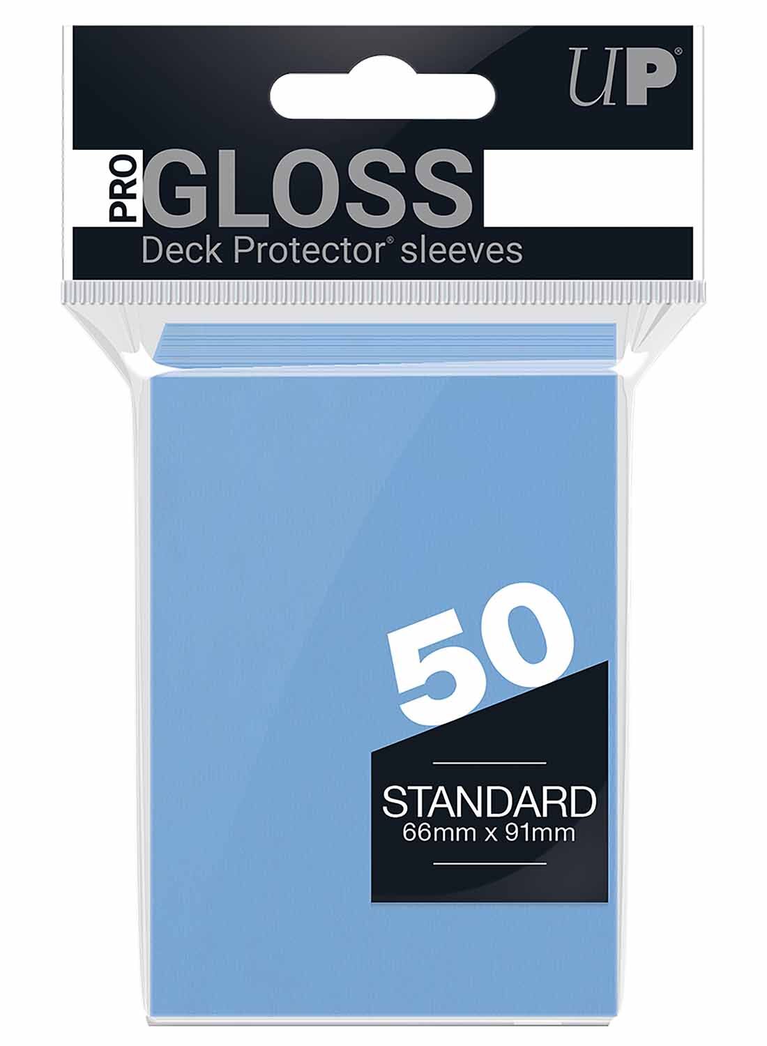 ultra-pro-sleeves-huellen-light-blue-standard-size-1 Ultra PRO Sleeves / Hüllen Light Blue Standard Size (50)