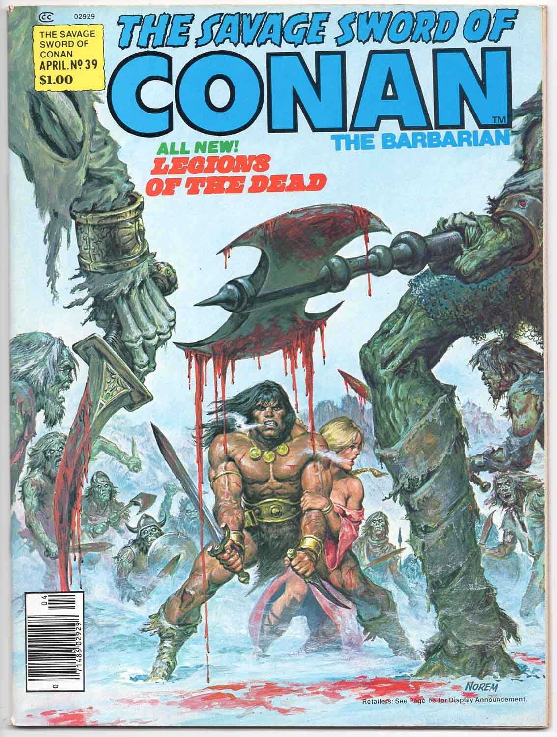 Savage Sword of Conan the Barbarian #39
