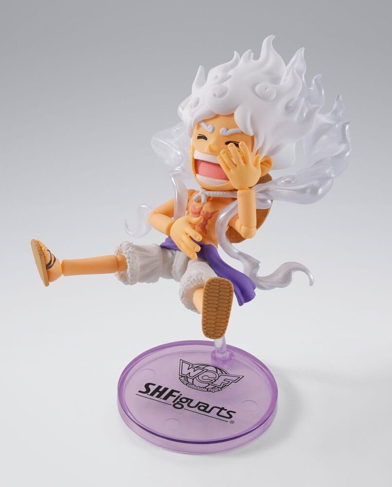 One Piece World Collactable Figures x S.H. Figuarts Actionfigur Monkey D. Ruffy Gear 8 cm