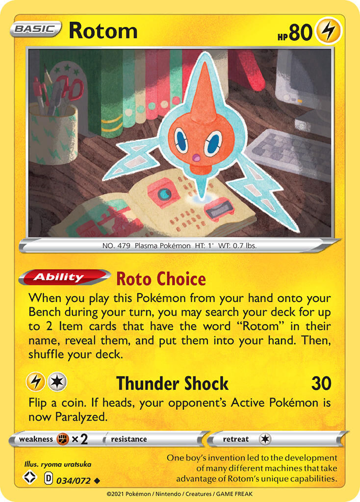 Rotom - 034/072 - EN Rotom - 034/072 - EN