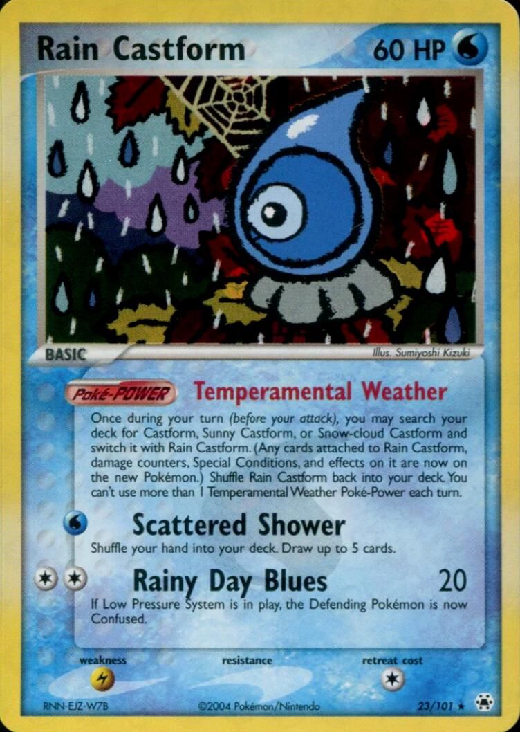 Rain Castform - 23/101 - Reverse Holo - EN