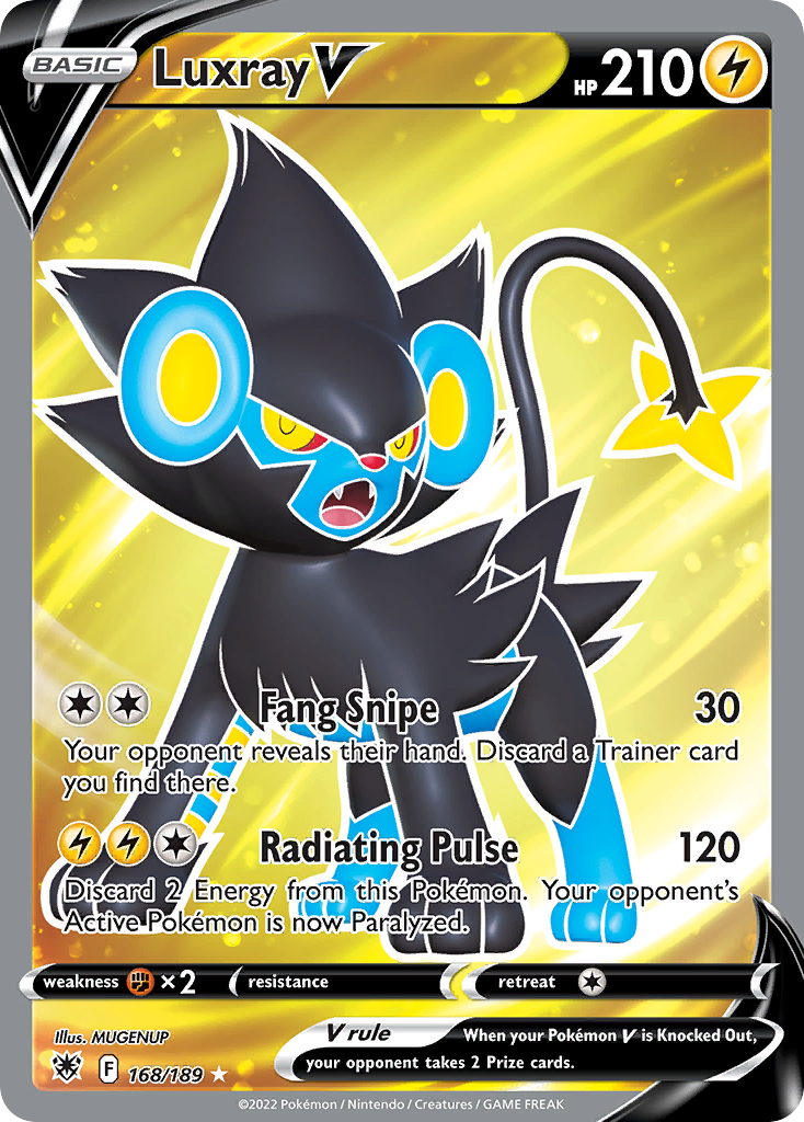 Luxray V - 168/189 - EN